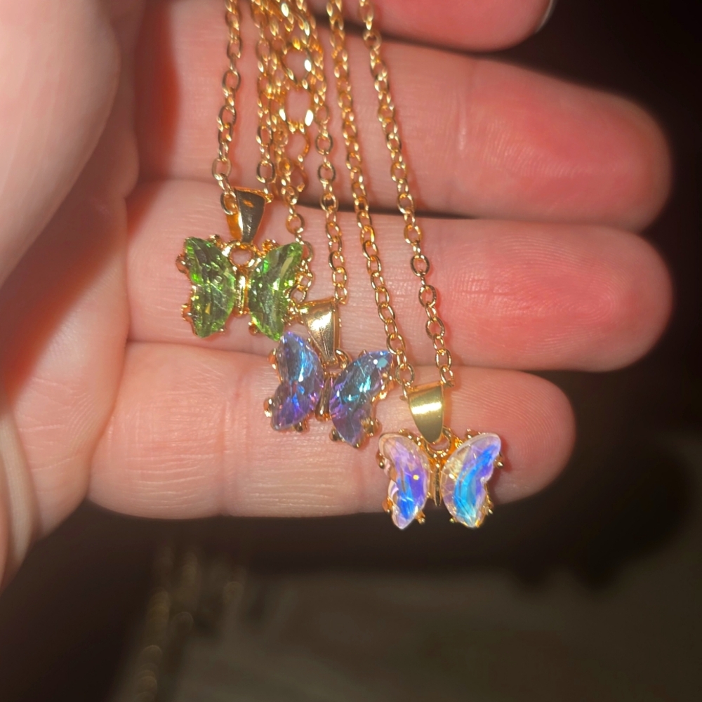 Butterfly pendant Neclaces!!